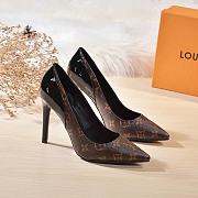 Louis Vuitton Cherie Pump Black Monogram Heel 10 cm - 5