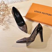 Louis Vuitton Cherie Pump Black Monogram Heel 10 cm - 4