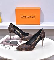 Louis Vuitton  Pump Black Monogram Heel 10 cm - 2