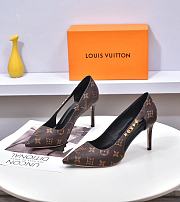 Louis Vuitton  Pump Black Monogram Heel 10 cm - 3