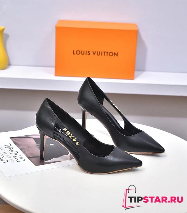 Louis Vuitton Pump Black Heel 10 cm - 1
