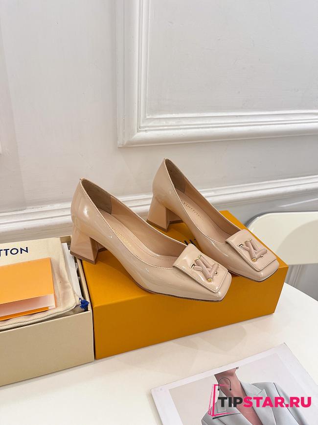 Louis Vuitton  Shake Pump Nude Lambskin Heel 5.5 cm - 1