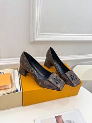 Louis Vuitton Shake Pump Brown Lambskin Heel 5.5 cm - 1