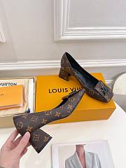 Louis Vuitton Shake Pump Brown Lambskin Heel 5.5 cm - 3
