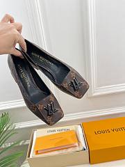 Louis Vuitton Shake Pump Brown Lambskin Heel 5.5 cm - 5