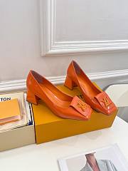 Louis Vuitton Shake Pump Orange Lambskin Heel 5.5 cm - 1