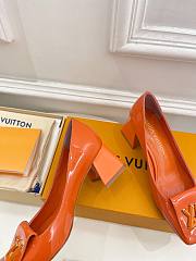 Louis Vuitton Shake Pump Orange Lambskin Heel 5.5 cm - 3