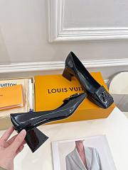 Louis Vuitton Shake Pump Black Lambskin Heel 5.5 cm - 2