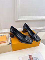 Louis Vuitton Shake Pump Black Lambskin Heel 5.5 cm - 3