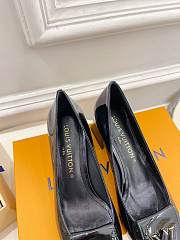 Louis Vuitton Shake Pump Black Lambskin Heel 5.5 cm - 4