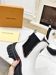 Louis Vuitton Ruby Flat Ankle Boot White - 5