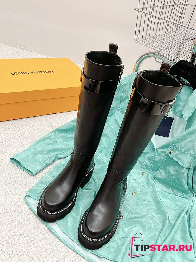 Louis Vuitton Platform High Boot Black - 1