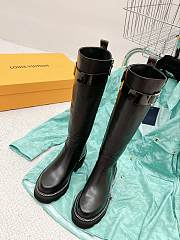 Louis Vuitton Platform High Boot Black - 4