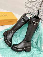 Louis Vuitton Platform High Boot Black - 3