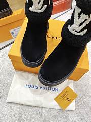 Louis Vuitton Snowdrop Flat Ankle Boot Black - 3
