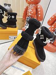 Louis Vuitton Snowdrop Flat Ankle Boot Black - 2