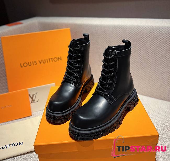 Louis Vuitton Baroque Ranger Boots Black - 1