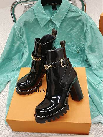 Louis Vuitton Boot Black shiny calfskin