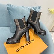 Louis Vuitton Beaubourg Ankle Boot Black Calf leather heel 4 cm - 3