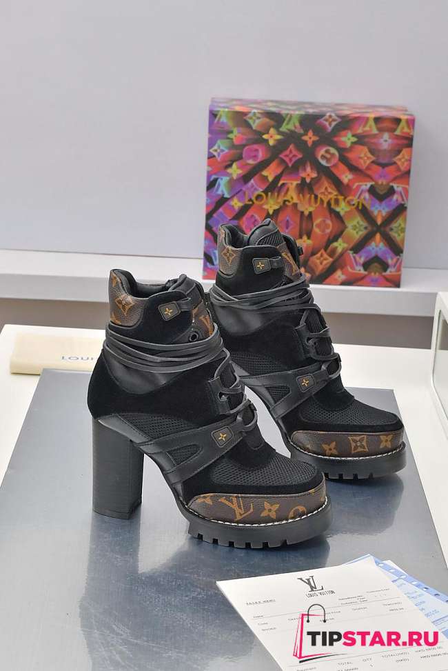 Louis Vuitton Star Trail Ankle Boot Black heel 9.5 cm - 1
