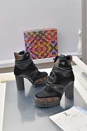 Louis Vuitton Star Trail Ankle Boot Black heel 9.5 cm - 4