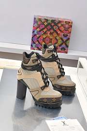Louis Vuitton Star Trail Ankle Boot Beige heel 9.5 cm - 1