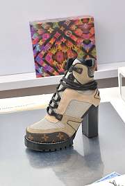 Louis Vuitton Star Trail Ankle Boot Beige heel 9.5 cm - 6