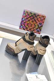 Louis Vuitton Star Trail Ankle Boot Beige heel 9.5 cm - 4