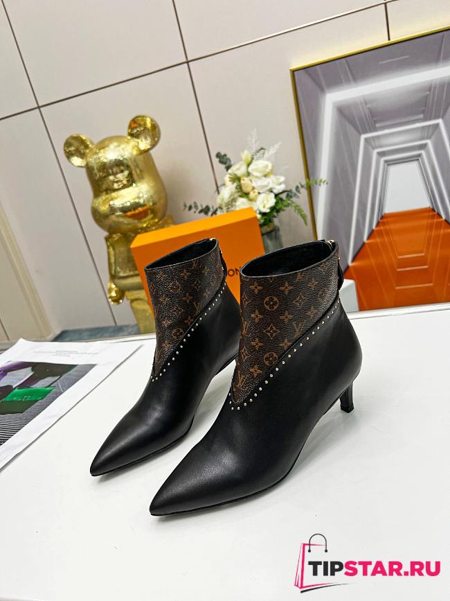 Louis Vuitton Signature Ankle Boot Black Heel 5.5 cm - 1