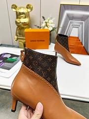 Louis Vuitton Signature Ankle Boot Brown Heel 5.5 cm - 6