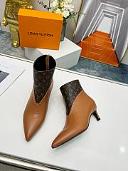 Louis Vuitton Signature Ankle Boot Brown Heel 5.5 cm - 5