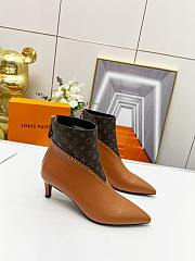 Louis Vuitton Signature Ankle Boot Brown Heel 5.5 cm - 4