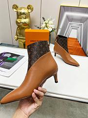 Louis Vuitton Signature Ankle Boot Brown Heel 5.5 cm - 3