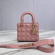 Dior Lady Pink Lambskin ABC Size 20x17x8.5 cm - 1
