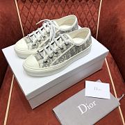 Dior Women's Gray Walk'n' Canvas Sneaker - 1