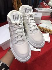 Dior Women's White D-player Patent-trim Sneaker - 1