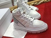 Dior Women's White D-player Patent-trim Sneaker - 4