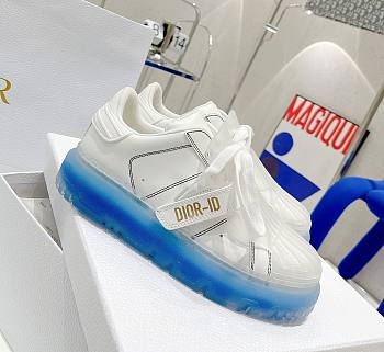 Dior Women's White&Blue Id Leather Sneaker