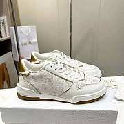 Dior Unisex One Sneaker White and Gold - 5