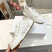 Dior Unisex One Sneaker White and Gold - 3