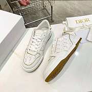 Dior Unisex One Sneaker White and Gold - 2