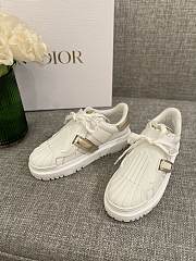 Dior Women's Gold Dior Id Low Top Leather Sneakers - 5