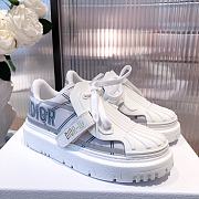  Dior-ID Sneaker White and French Blue Technical Fabric - 1