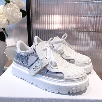  Dior-ID Sneaker White and French Blue Technical Fabric