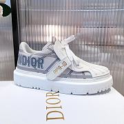  Dior-ID Sneaker White and French Blue Technical Fabric - 6