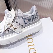  Dior-ID Sneaker White and French Blue Technical Fabric - 5