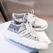  Dior-ID Sneaker White and French Blue Technical Fabric - 3