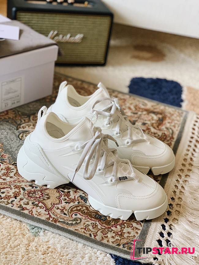 DIOR-CONNECT SNEAKER White Technical Fabric - 1