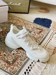 DIOR-CONNECT SNEAKER White Technical Fabric - 4