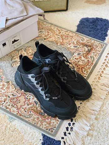 DIOR-CONNECT SNEAKER Black Technical Fabric